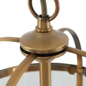 Steinhauer Steinhauer Pendel PIMPERNEL, 2-flammer, glas, bronze