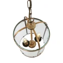 Steinhauer Steinhauer Pendel PIMPERNEL, 2-flammer, glas, bronze