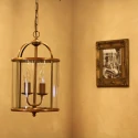 Steinhauer Steinhauer Pendel PIMPERNEL, 2-flammer, glas, bronze