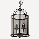 Steinhauer pendant luminaire PIMPERNEL 2 flames E14 IP20, black dimmable