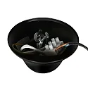 Steinhauer pendant luminaire PIMPERNEL 4 flames E14 IP20, black dimmable