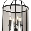 Steinhauer pendant luminaire PIMPERNEL 4 flames E14 IP20, black dimmable