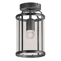 ceiling luminaire PIMPERNEL E27 IP20, black dimmable