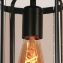 Steinhauer Loftlampe PIMPERNEL E27 IP20, sort dæmpbar