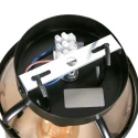 Steinhauer Loftlampe PIMPERNEL E27 IP20, sort dæmpbar