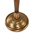 Steinhauer Steinhauer Table lamp ANCILLA, 1 flame, glass green, bronze