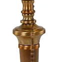 Steinhauer Steinhauer Table lamp ANCILLA, 1 flame, glass green, bronze