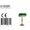 Steinhauer Steinhauer Bordlampe ANCILLA, 1-flamme, glas grøn, bronze
