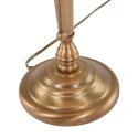 Steinhauer Steinhauer Bordlampe ANCILLA, 1-flamme, glas hvid, bronze