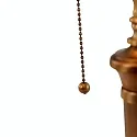 Steinhauer Steinhauer Bordlampe ANCILLA, 1-flamme, glas hvid, bronze