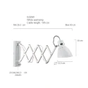 Steinhauer Steinhauer Wall luminaire SPRING, 1 flame, white