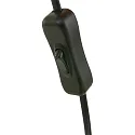 Steinhauer Spot SPRING til fastspænding, 1-flamme, metal, sort