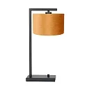 table lamp STANG down, with switch, with shade, with plug E27 IP20, black matt dimmable