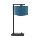 table lamp STANG down, with switch, with shade, with plug E27 IP20, black matt dimmable