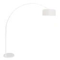 Standerlampe SPARKLED LIGHT cylindrisk, med afbryder, med skærm, med stik, justerbar E27 IP20, sort mat dæmpbar