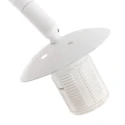 Standerlampe SPARKLED LIGHT cylindrisk, med afbryder, med skærm, med stik, justerbar E27 IP20, sort mat dæmpbar