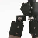 Mexlite Standerlampe TRIEK 1-flamme, med afbryder, med skærm E27 IP20, træ, antik 