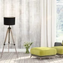 Mexlite Standerlampe TRIEK 1-flamme, med afbryder, med skærm E27 IP20, træ, antik 