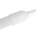 Steinhauer floor lamp SPARKLED LIGHT half round, with switch, with shade, with plug, adjustable E27 IP20, white matt 