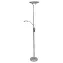 Mexlite Standerlampe BIRON, 2-flammer, stål