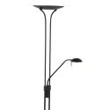 Mexlite Floor lamp BIRON, 2 flames, bronze