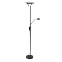 Mexlite Floor lamp BIRON, 2 flames, bronze