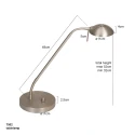 Mexlite Mexlite Bordlampe BIRON, 1-flamme, bronze