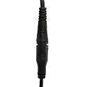 Mexlite table lamp BIRON with switch, with flex arm IP20, black matt dimmable