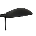 Mexlite table lamp BIRON with switch, with flex arm IP20, black matt dimmable