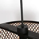 Steinhauer pendant luminaire SPARKLED LIGHT - IKARO 1 flame, round E27 IP20, beech, natural colour dimmable