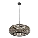 Steinhauer pendant luminaire SPARKLED LIGHT - IKARO 1 flame, round E27 IP20, beech, natural colour dimmable