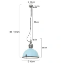 Steinhauer Pendel BIKKEL - Ø 42CM 1-flamme, mittelgroß E27 IP20, brun, pied dæmpbar