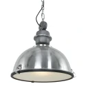 Steinhauer pendant luminaire BIKKEL - Ø 42CM 1 flame, medium E27 IP20, polished aluminium, steel dimmable