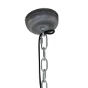Steinhauer pendant luminaire BIKKEL - Ø 42CM 1 flame, medium E27 IP20, polished aluminium, steel dimmable