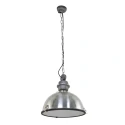 Steinhauer pendant luminaire BIKKEL - Ø 42CM 1 flame, medium E27 IP20, polished aluminium, steel dimmable