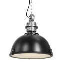 pendant luminaire BIKKEL - Ø 42CM 1 flame, medium E27 IP20, black matt dimmable