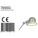 Mexlite Mexlite Bordlampe DAVIN, 1-flamme, reflektor, grøn