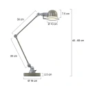 Mexlite Mexlite Bordlampe DAVIN, 1-flamme, reflektor, grøn