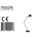 Mexlite Mexlite Bordlampe DAVIN, 1-flamme, reflektor, sort