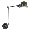 Mexlite Wall luminaire DAVIN, 1 flame, reflector, green