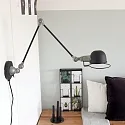 Mexlite Mexlite Væglampe DAVIN, 1-flamme, reflektor, sort
