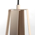 Mexlite pendant luminaire EDEN 1 flame E27 IP20, creme dimmable