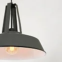 Mexlite Mexlite Pendel EDEN, 1-flamme, 42cm, grå