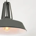 Mexlite Mexlite Pendel EDEN, 1-flamme, 42cm, grå