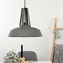 Mexlite Mexlite Pendel EDEN, 1-flamme, 42cm, grå