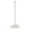 Mexlite Pendant luminaire BJORR, 1 flame, 30cm, white