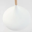 Mexlite Mexlite Pendant luminaire BJORR, 1 flame, 30cm, white