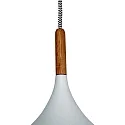 Mexlite Mexlite Pendant luminaire BJORR, 1 flame, 30cm, white