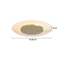 Steinhauer ceiling luminaire LIDO IP20, dimmable
