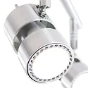 Steinhauer Spotlight bar NATASJA 2-flammer, Dim-To-Warm, justerbar GU10 IP20, stål børstet dæmpbar